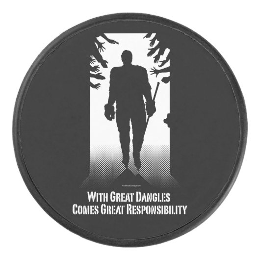 Grote Hockey Dangles Hockey Puck (Voorkant)