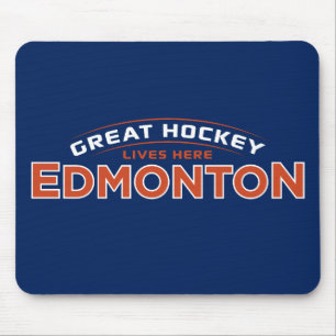 Grote Hockey Edmonton Blue Muismat