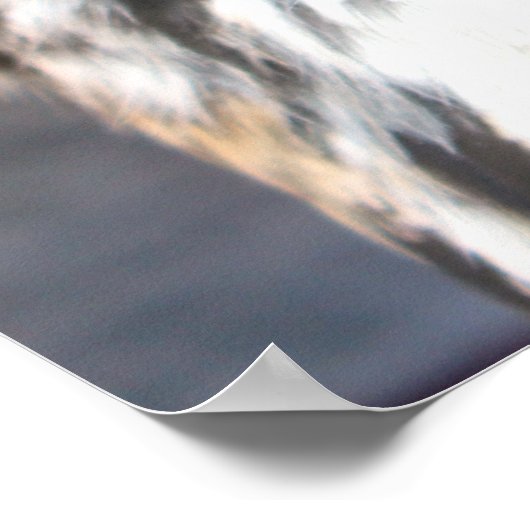 Grote hoenders (Bubo virginianus) Poster (Hoek)