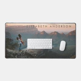 Grote Home Kantoor Premium Aangepaste foto Bureaumat