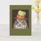 grote hommel met een tulband kaart (Gele Bloem)