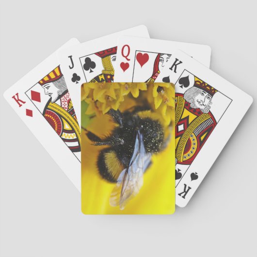 Grote hommel pokerkaarten (Achterkant)