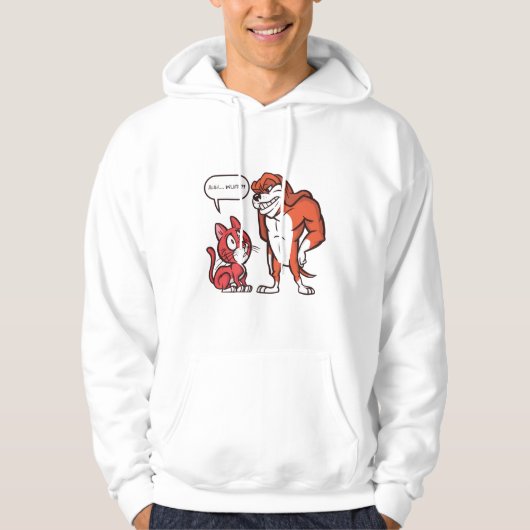 Grote hond hoodie (Voorkant)