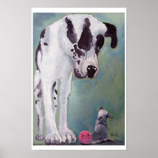 Grote Hond, Kleine Hond Poster