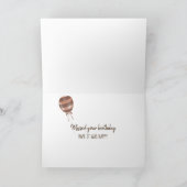 Grote hond op de bank voor late verjaardag kaart (Binnen)