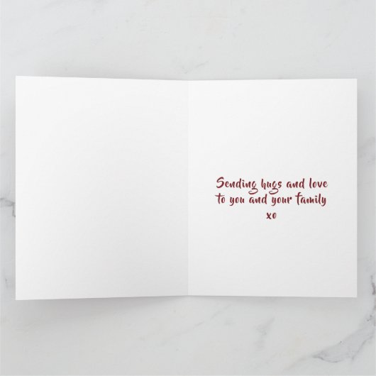 Grote hond Sympathie kaart van dalDesignNZ (Binnen)