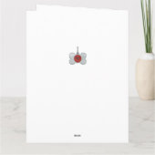 Grote hond Sympathie kaart van dalDesignNZ (Achterkant)