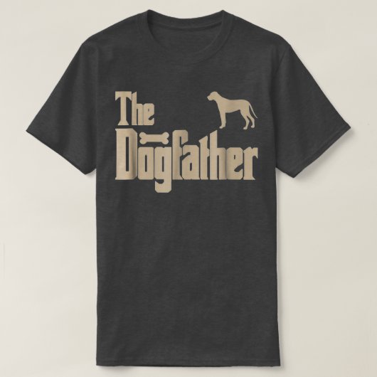 Grote Hondenliefhebbers zijn de Dogfather-Mannen T-shirt (Design voorkant)