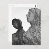 Grote Hongersnood in Ierland standbeelden in Dubli Briefkaart (Voorkant / Achterkant)