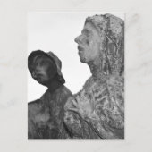 Grote Hongersnood in Ierland standbeelden in Dubli Briefkaart (Voorkant)