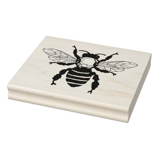 Grote Honing Bee Rubber Stamp Rubberstempel (Stempel)