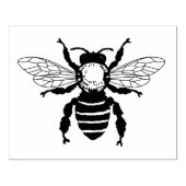 Grote Honing Bee Rubber Stamp Rubberstempel (Afrduk)