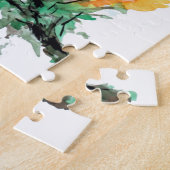 Grote honingbijen verzamelen stuifmeel legpuzzel (Zijkant)