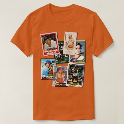 Grote honkbal namen in de geschiedenis t-shirt (Design voorkant)