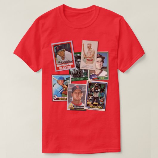 Grote honkbal namen in de geschiedenis t-shirt (Design voorkant)