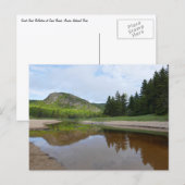 Grote hoofdreflectie bij Sand Beach Briefkaart (Voorkant / Achterkant)