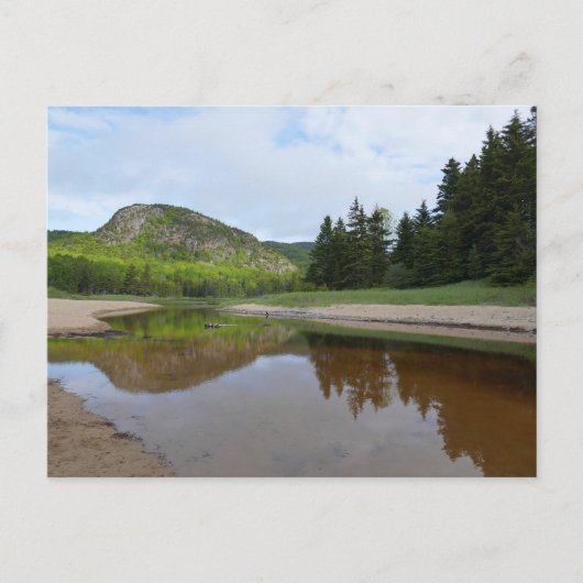 Grote Hoofdreflectie bij Sand Beach Briefkaart (Voorkant)