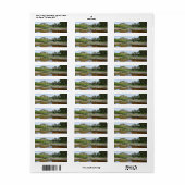 Grote hoofdreflectie bij Sand Beach Etiket (Full Sheet)