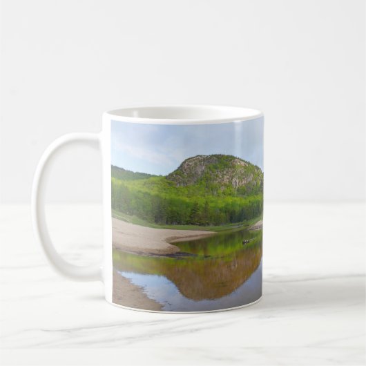 Grote hoofdreflectie bij Sand Beach Koffiemok (Links)