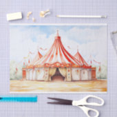 Grote Hoogste Circustent 3 Decoupage Document Tissuepapier (Craft)