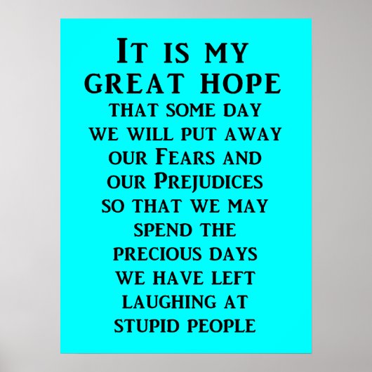 Grote Hoop 001wht Poster (Voorkant)