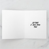 Grote hoop dat je jarig bent Purrr-fect! tijger th Kaart (Binnen)