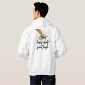 Grote hoop hoodie (Achterkant volledig)