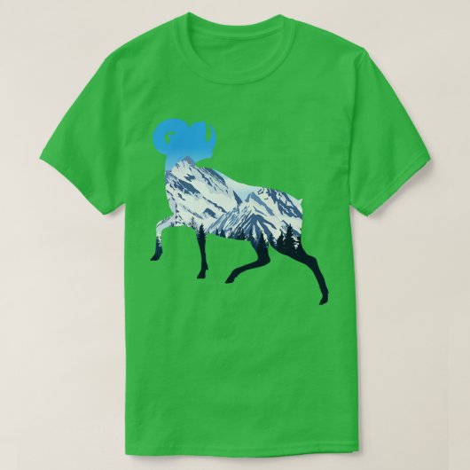 Grote hoornschaap t-shirt (Design voorkant)