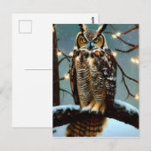 Grote hoornvliezen in Winter Digital Art Briefkaart (Voorkant / Achterkant)