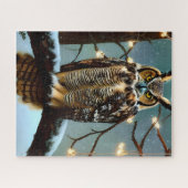 Grote hoornvliezen in Winter Digital Art Legpuzzel (Horizontaal)