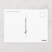 Grote hoornvogel Sluiten Briefkaart (Achterkant)