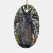 Grote hoornvogels in de boom keramisch ornament (Rechts)