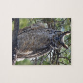 Grote hoornvogels in de boom legpuzzel (Horizontaal)