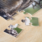 Grote hoornvogels in de boom legpuzzel (Zijkant)
