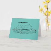 Grote horizon-tekening en geheugenkaart kaart (Gele Bloem)