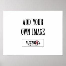 Grote horizontale borden poster