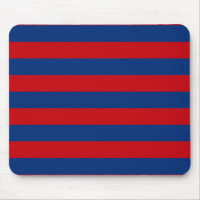 Grote horizontale strepen in rood en blauw