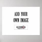 Grote horizontale tekens poster (Voorkant)