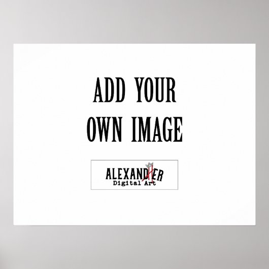 Grote horizontale tekens poster (Voorkant)