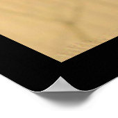 Grote Horn Owl gele ogen Poster (Hoek)