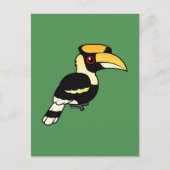 Grote Hornbill Briefkaart (Voorkant)