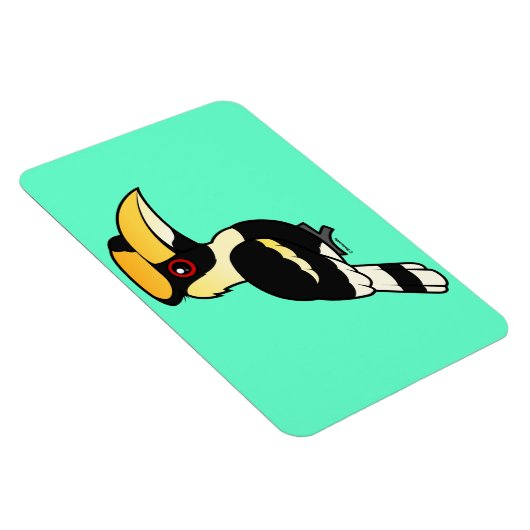 Grote Hornbill Magneet (Rechterzijde)