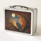 Grote Horned Uil in de herfst (Achterkant)