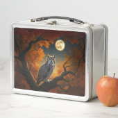 Grote Horned Uil in de herfst (In situ)