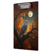 Grote Horned Uil in de herfst Klembord (Links)