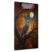 Grote Horned Uil in de herfst Klembord (Rechts)