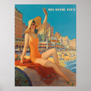 Grote hotels in Atlantic City Poster