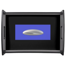 Grote Houten Serveerschaal UFO-Party