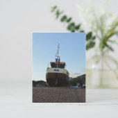 Grote houten Vissende boot Briefkaart (Staand voorkant)