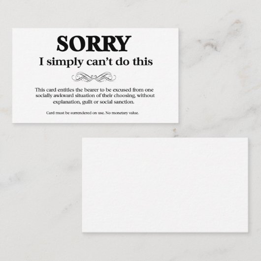 Grote hulp voor neurodivergent mensen visitekaartje (Voorkant / Achterkant)